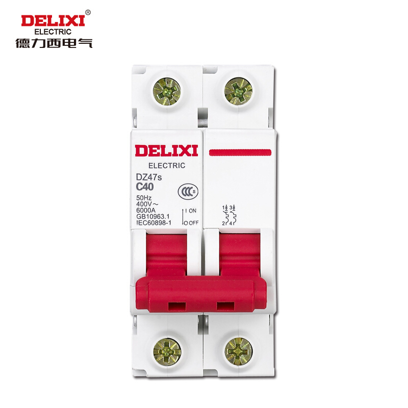 ykfiber德力西空气开关小型断路器微型开关总闸2p空开32a