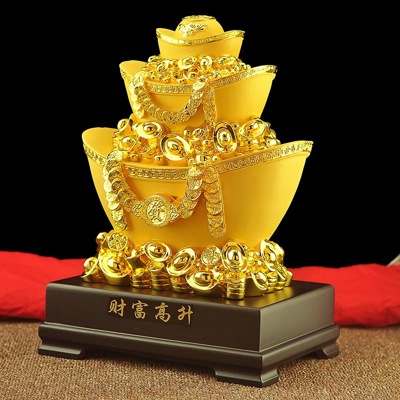 美帮汇金元宝大号财富高升摆件店铺家居装饰摆设开业礼品高清大图