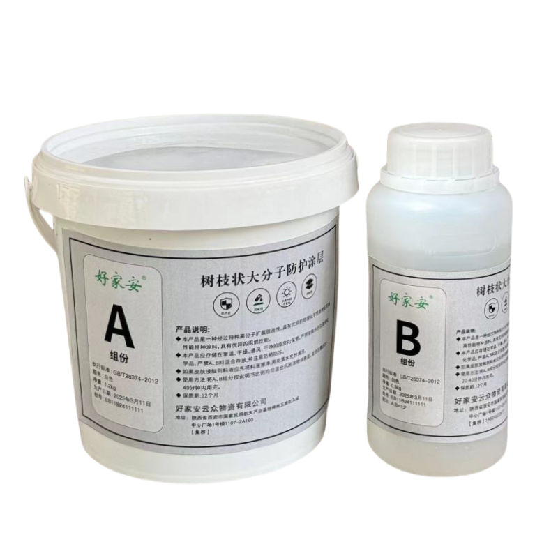 好家安 树枝状大分子防护涂层(含施工) 白色/1.5kg 单位:组高清大图