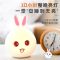 萌兔硅胶七彩小夜灯梦幻创意兔子灯 卧室床头拍拍灯led节能夜光灯