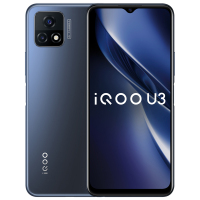 vivo iQOO U3 5G新品 太初黑 6+128G 性能小金刚 天玑800U 90Hz竞速屏 5000mAh大电池+18W双引擎闪充强续航 五重液冷散热 双模5G全网通