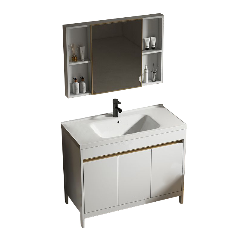 悦兴诚 洗脸台 洗手台+镜柜101*48*81cm