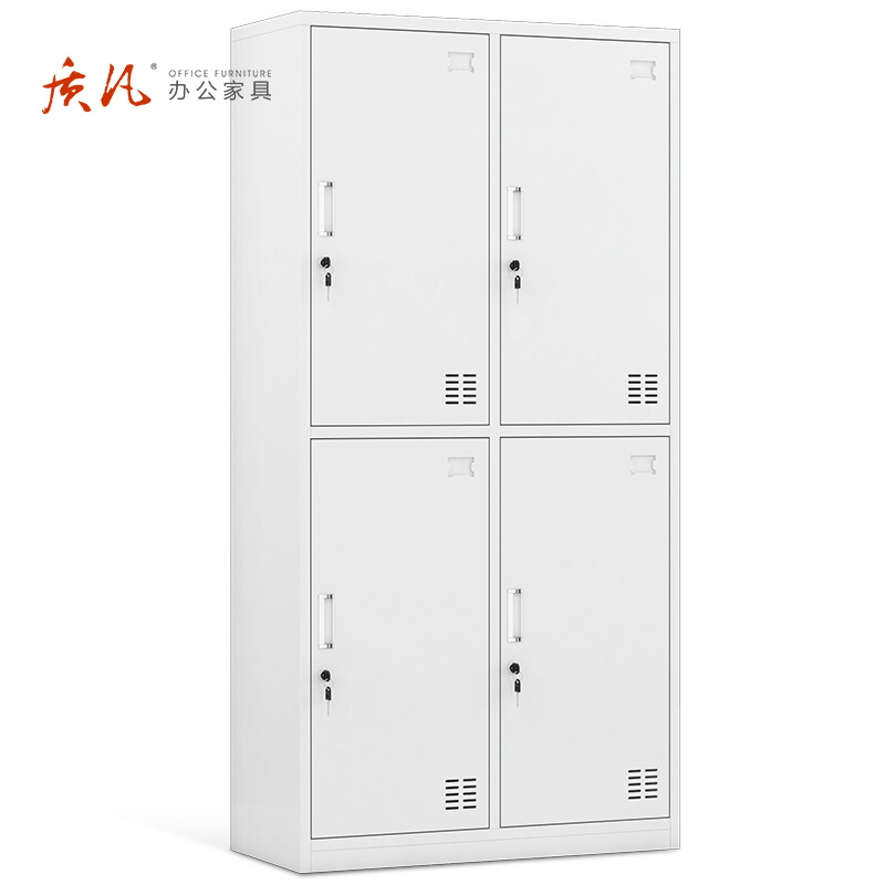 质凡钢制四门更衣柜 900*500*1850mm高清大图