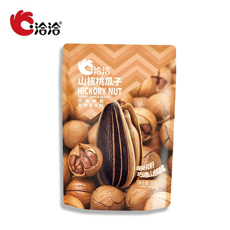 洽洽瓜子山核桃味恰恰瓜子葵花籽坚果炒货零食自营小吃98g*6袋