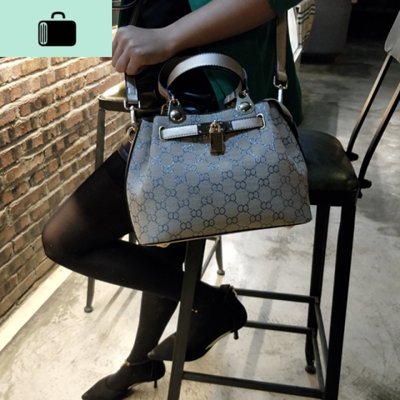 【广州品质】包包女新款韩版凯莉包百搭时尚手提包斜挎包女包包NEWLAKE_618高清大图