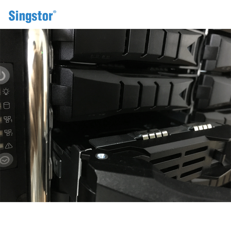 鑫云(Singstor)SS300P-16R真人秀制作磁盘阵列 4K剪辑光纤NAS中央共享存储 旗舰级
