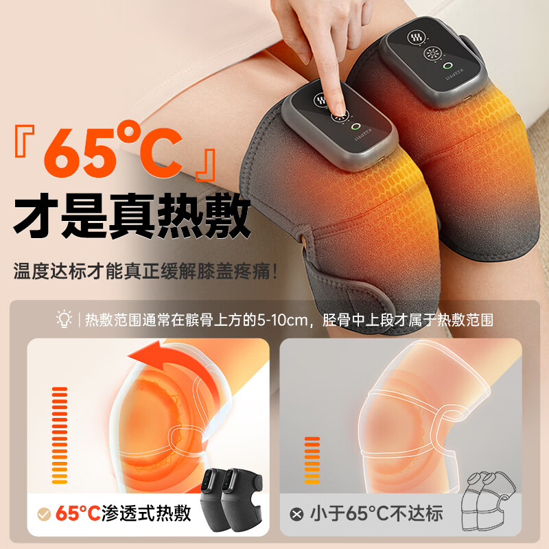 科普菲KEEPFIT智能按摩发热护膝(震动+加热)肩、膝、手肘三用5.0版KPF-knee13高清大图