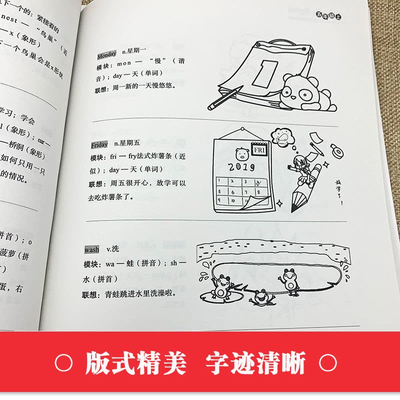 正版 小学英语单词涂鸦记忆小学英语单词大全三四五六年级英语上下册小学生英语单词速记法书籍小学英语词汇背单词书教材书籍图片