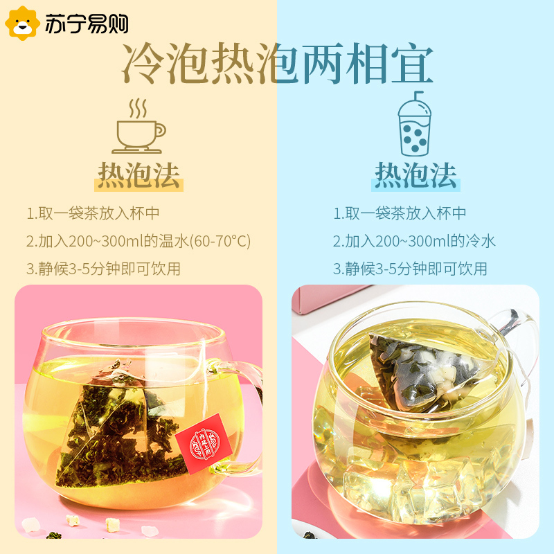 北京同仁堂蜜桃白桃乌龙冷泡冷萃水果茶花茶组合花果茶袋茶包礼盒
