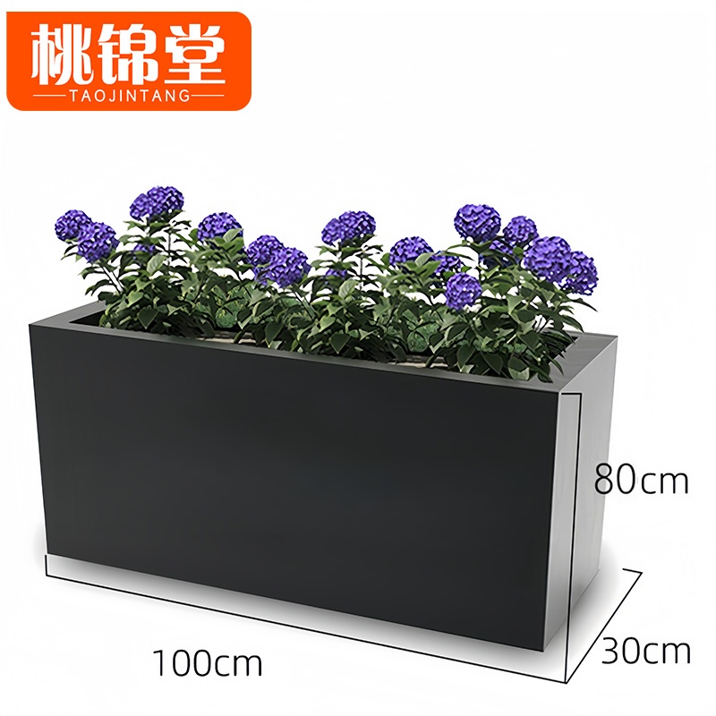 桃锦堂花箱 户外花箱1m个