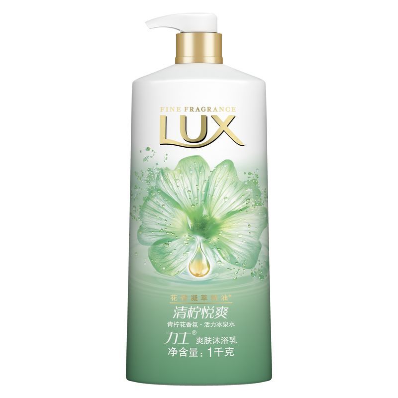 力士(LUX)爽肤沐浴乳清柠悦爽 1KG[联合利华]
