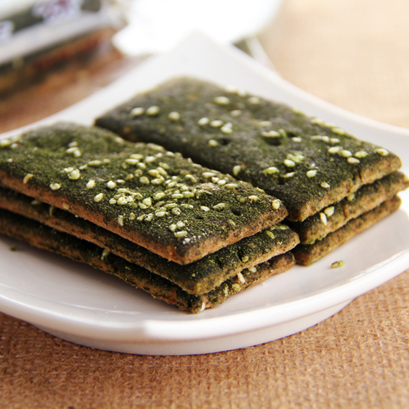 老香斋上海特产苔条饼零食小吃香酥咸味海苔饼干传统糕点450g糕点
