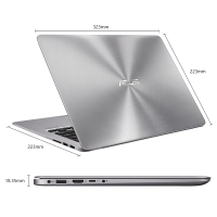 华硕（ASUS）灵耀U3000UF8250 13.3英寸IPS金属机身轻薄本商务学生本笔记本电脑i5-8250U 8G内存512GB固态 MX130-2G独显 玫瑰金 背光键盘