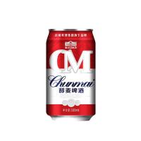 百威英博 雁荡山啤酒 醇麦 330ml*24罐/箱