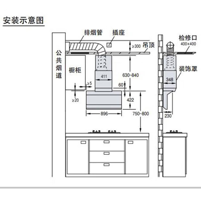 西门子(SIEMENS)LS68FC9C2W X7一级能效 25立方大吸力油烟机蒸饭柜高清大图