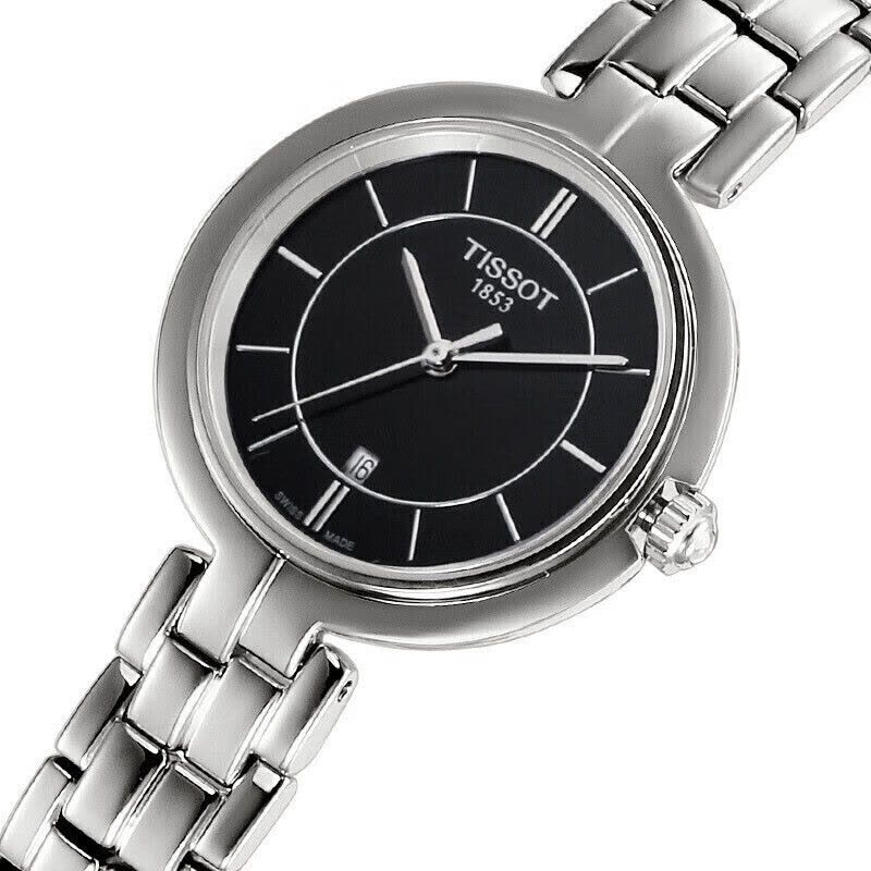 天梭(TISSOT)瑞士手表 弗拉明戈系列腕表 石英女表送女友T094.210.11.051.00图片