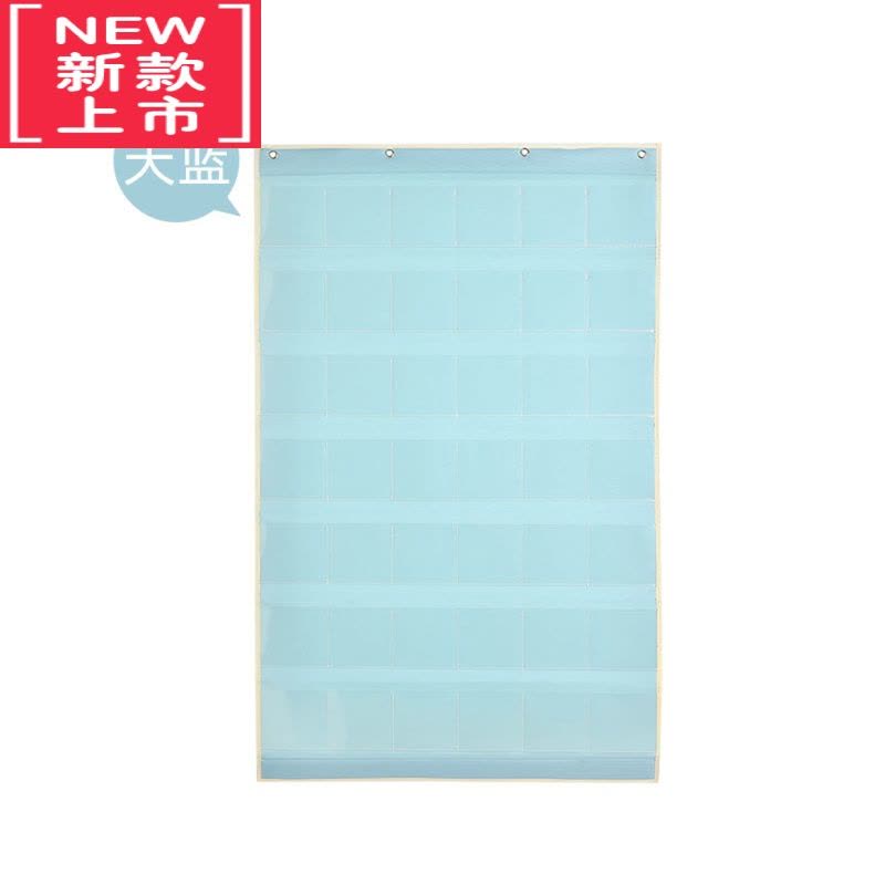 可莉允幼儿童早教教具识字卡挂袋英语闪卡收纳袋门后墙挂式晨检卡片透明图片