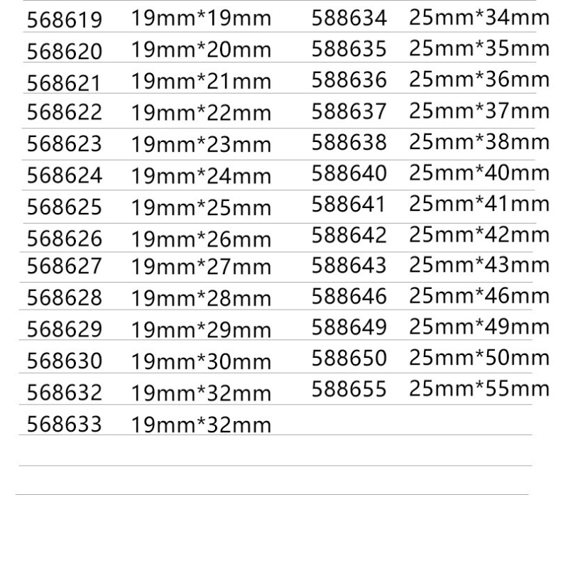 长城精工 气动套头风动长套筒3/4系列六角重型风炮套筒头 20mm 568620