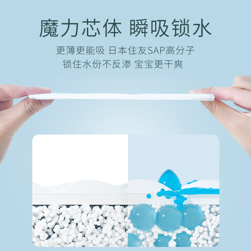 育才宝贝玛玛优选拉拉裤XXXL228片走步库(一箱装)