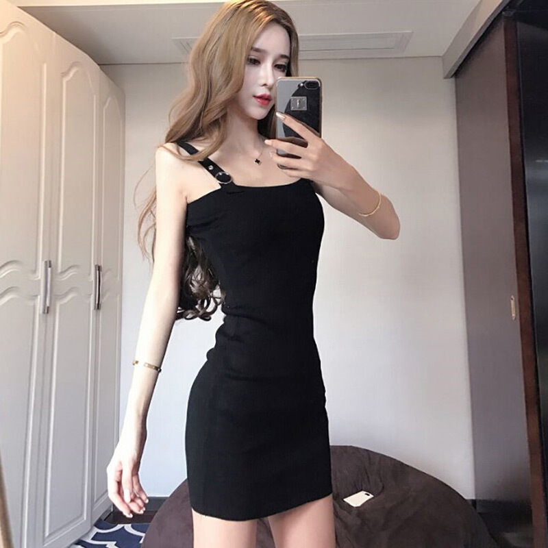 秋装连衣裙2018新款性感紧身包臀夜场酒吧小姐公主裙修身夜店女装灰色