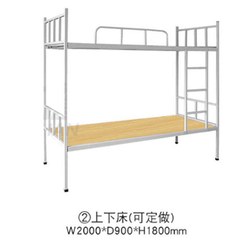 企购优品 鸿业盛大学生宿舍床双层铁床高低床桌员工床上下床铺高架子床上下铺上下床 sku2