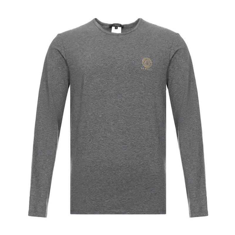 versace范思哲奢侈品男士棉质圆领长袖t恤auu01007a232741