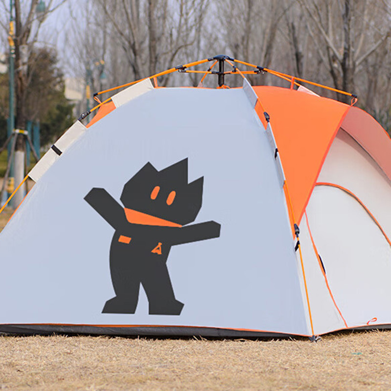 尚烤佳帐篷双层加厚防晒防雨高密度网青春驿站款LS-664高清大图