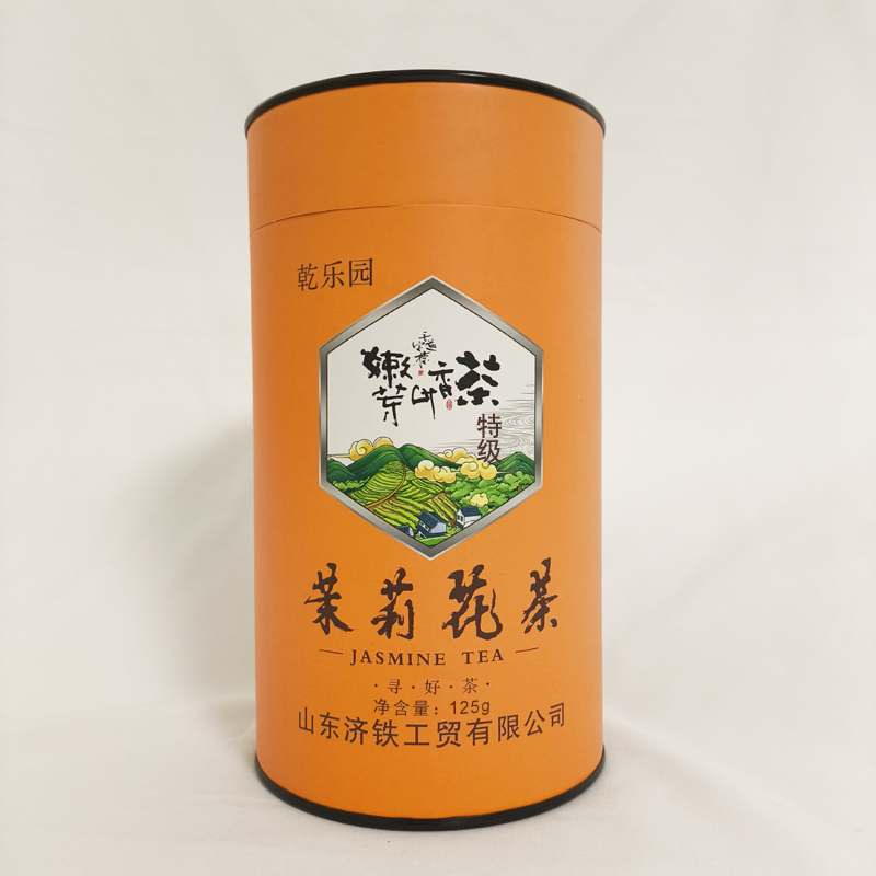 乾乐园 特级茉莉花茶 125g 桶