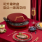 美的(Midea)电饼铛MC-JK30P301家用智能控温煎烤机蛋饼机深盘手柄煎饼铛三明治机早餐机可升降烤盘 下盘可拆洗