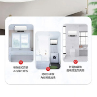 Leader海尔智家出品电热水器纤薄扁桶60升2200W/3300单双胆变频速热家用一级能效高温抑菌WIFI智控