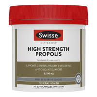 澳洲直邮-Swisse蜂胶软胶囊210粒/瓶装高浓度黑蜂胶2000mg 澳洲进口膳食营养补充剂