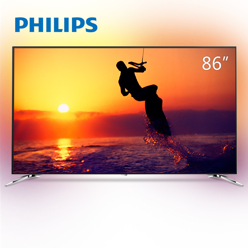 飞利浦(Philips)86PUF8502/T3 86英寸 4K超高清 大屏 智能 LED平板液晶电视