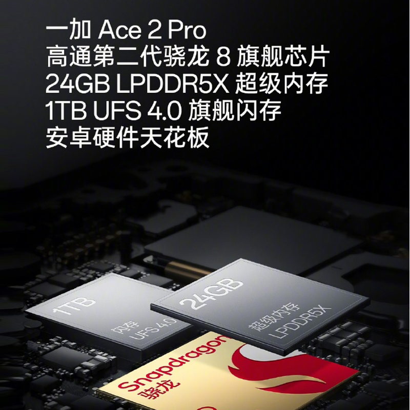 一加 Ace 2 Pro 钛空灰 16GB+512GB 5G数字移动电话机 全网通5G手机高清大图