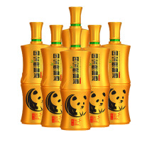 52°白酒团圆国宝熊猫酒（藏品）500ML 浓香型白酒 *6瓶装整箱装