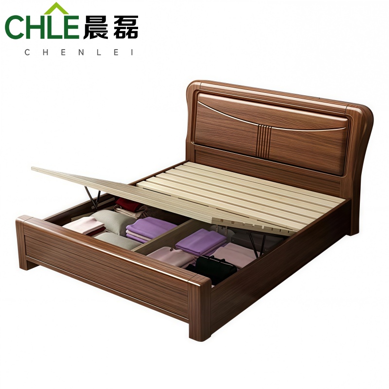 晨磊 实木床 210*150*113cm 张高清大图