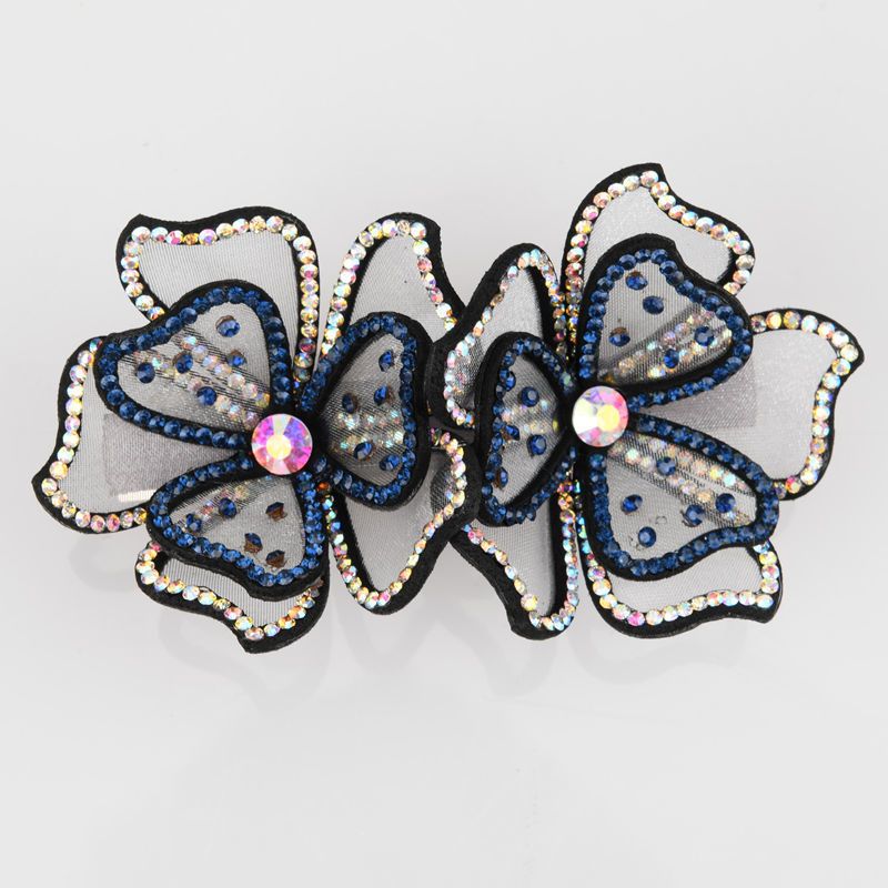 发饰品2020新款夹子头饰水钻发夹后脑勺妈妈发卡头花饰品头发夹子 pf