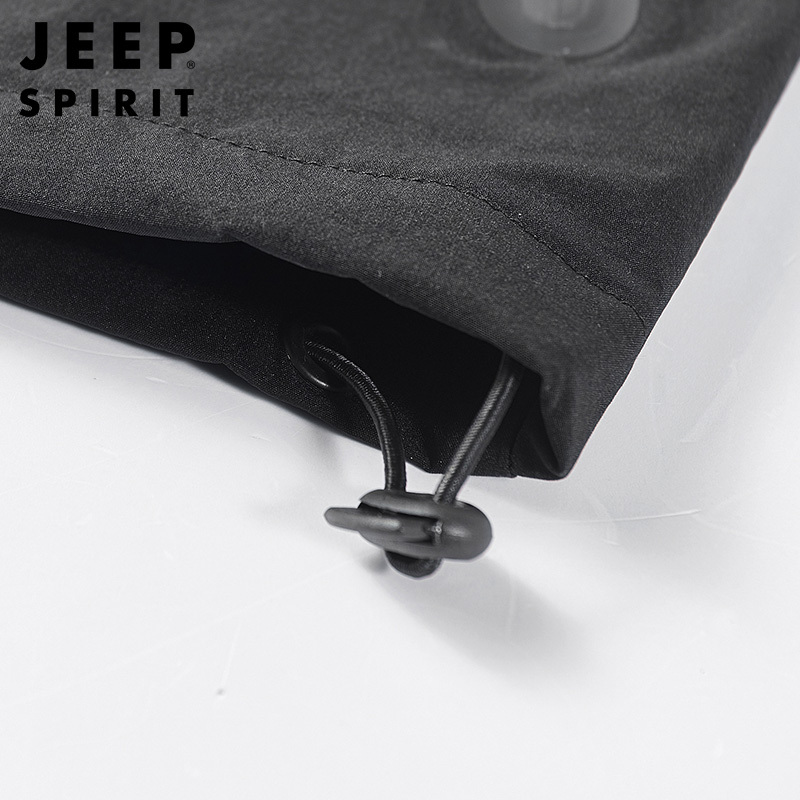 JEEP SPIRIT吉普春秋新款男士夹克户外立领速干防风外套微弹简约百搭户外上衣
