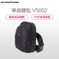 victoriatourist维多利亚旅行者 男女户外运动休闲商务单肩多功能腰包单肩电脑包V5002黑色系