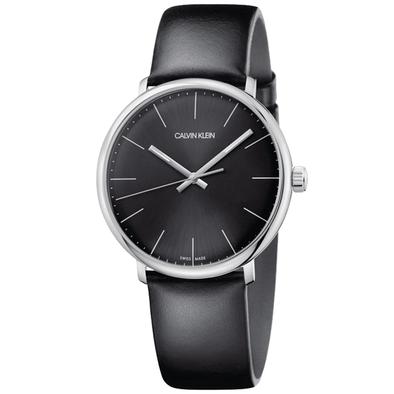 ck卡文克莱calvinkleinhighnoon正午系列手表儒雅银色石英表男士腕表