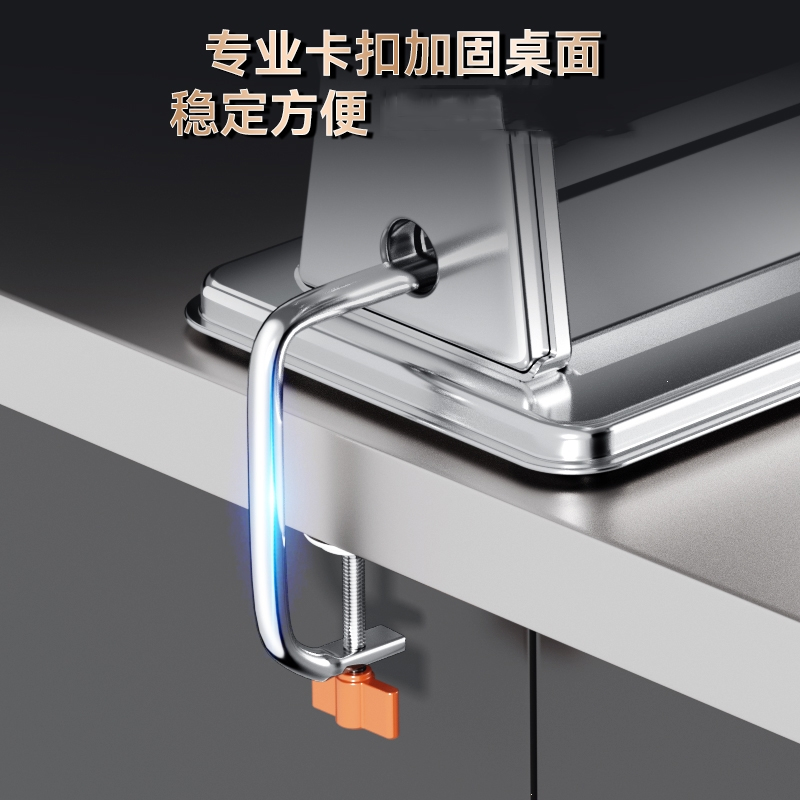 纳丽雅(Naliya)压面机家用小型面条机手动商用自动饺子皮机多功能揉擀面机_银色2刀豪华款宽面细面送11件套大礼包