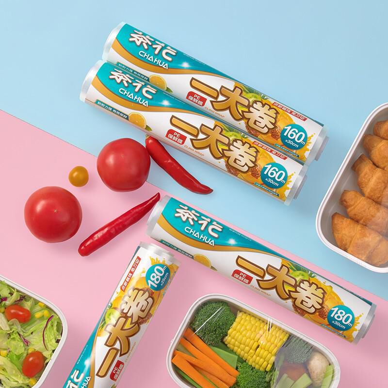 茶花(CHAHUA) 305013 25cm*180m*0.01mm 卷 保鲜膜高清大图