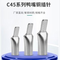 利时 C45鸭嘴线鼻 紫铜镀锡铜线鼻子(20只)