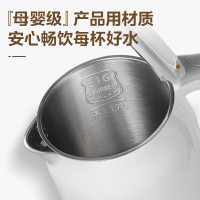 美的(Midea)电热水壶MK-SH17M301-PRO电水壶1.7升烧水壶热水壶食品级316不锈钢双层防烫暖水壶大容量