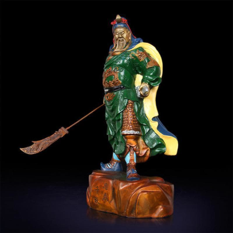 美帮汇铜关公摆件高45厘米关二爷关羽武佛像家用公司大厅供奉品图片