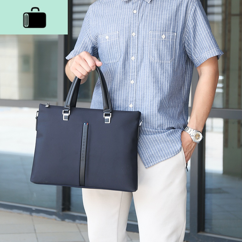 休闲男士公文包帆布a4文件手拎包new lake男士手提包【价格 图片 品牌