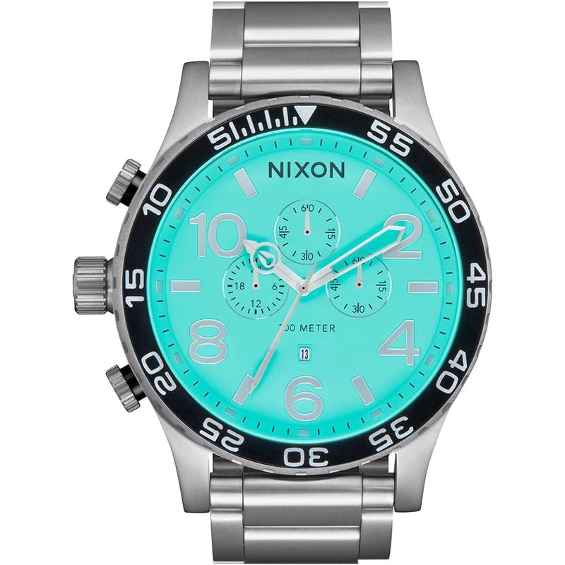 Nixon男士机械风防水表盘不锈钢表带运动休闲腕表高清大图