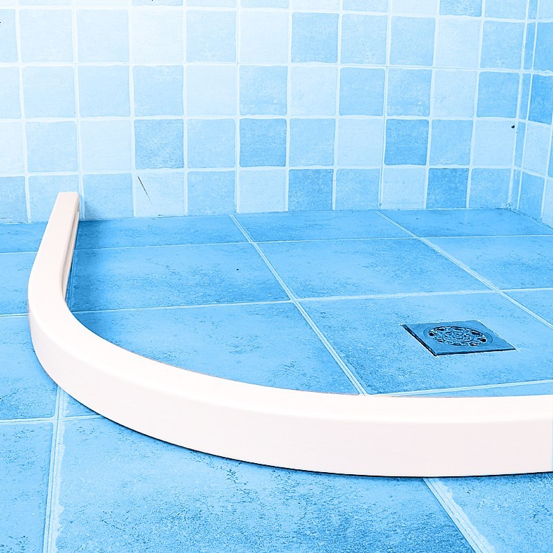 弧形挡水条浴室阻水卫生间淋浴房隔水条实心一字挡水条扇形