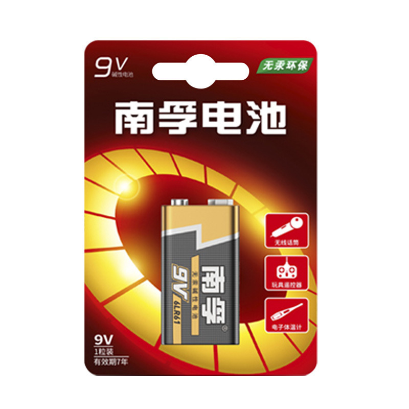 南孚(NANFU)9V 碱性 干电池6LR61 （节）(RY)