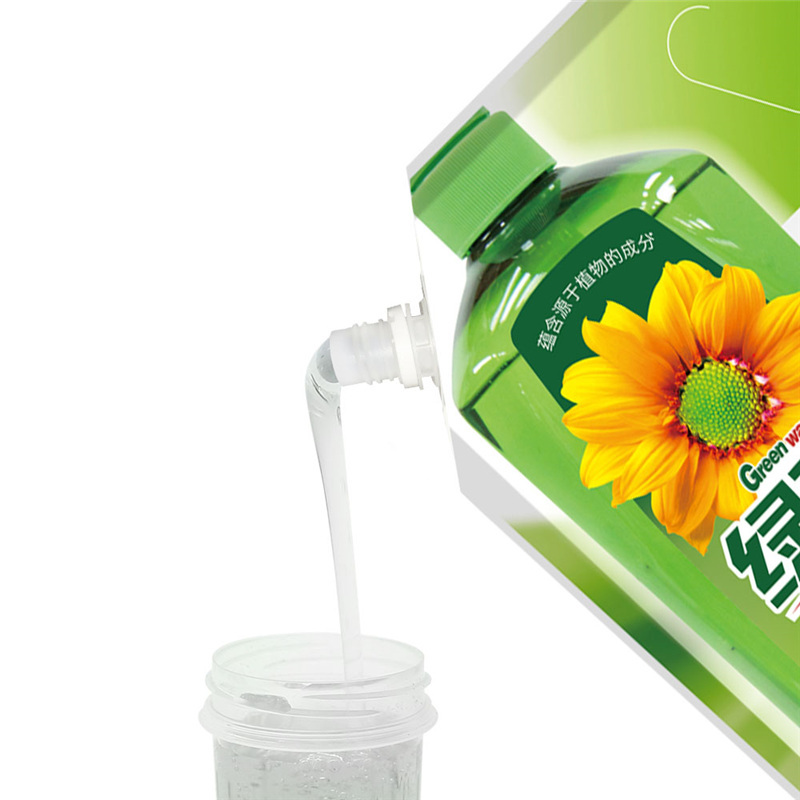 绿劲新一代安全洁净餐具净洗洁精天然柠檬草袋装1.3kg 威露士(Walch)出品