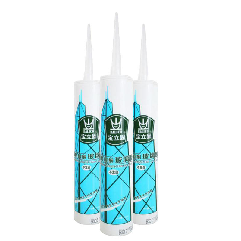 宝立固 酸性透明密封胶 建筑硅胶 玻璃胶 300ml 1支